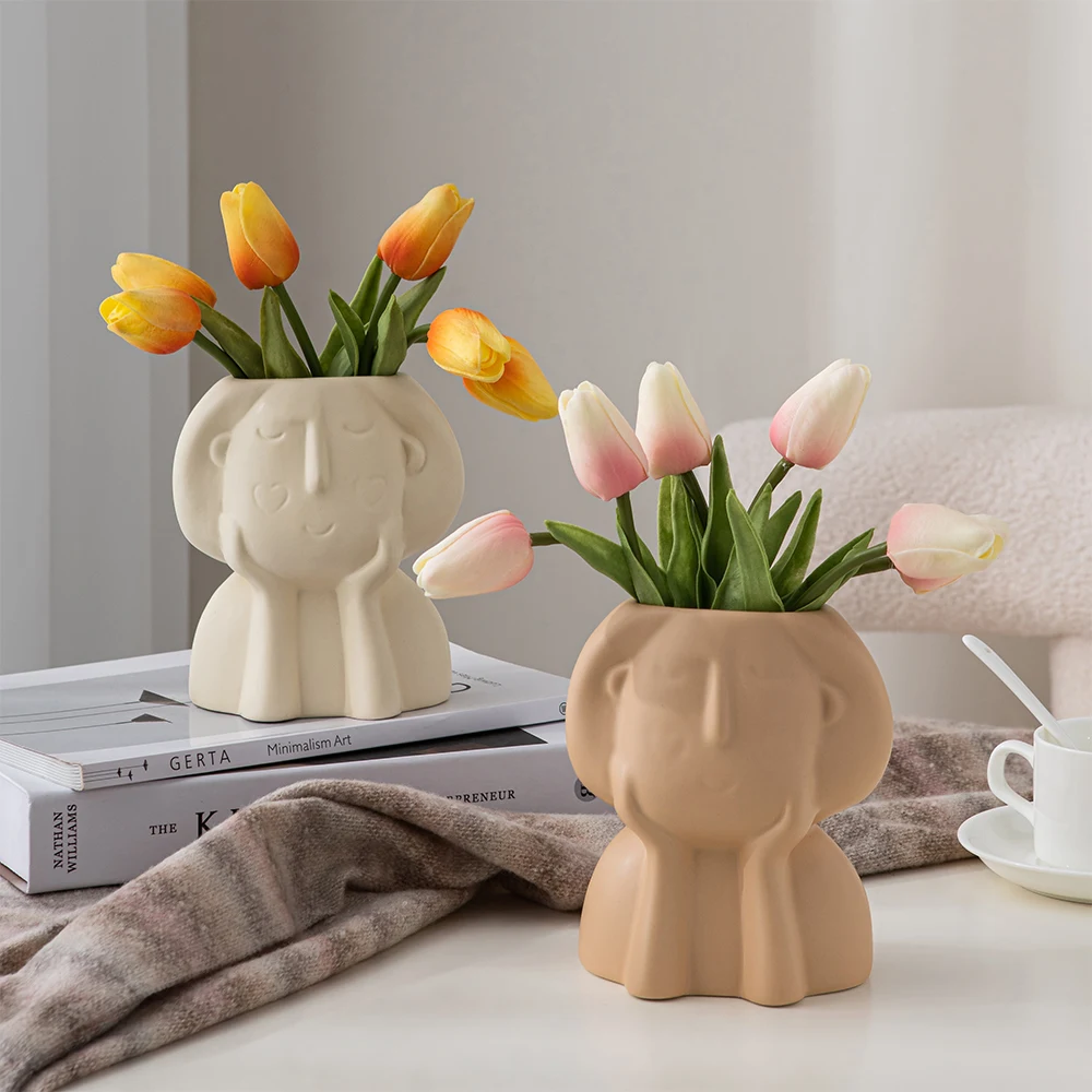 Ceramic Vase Place Dried Flowers Home Decor Home Furnishing Decoration Room Decorative Vase Creative Desktop Cabinet Placement
Ceramic Vase Place Dried Flowers Home Decor Home Furnishing Decoration Room Decorative Vase Creative Desktop Cabinet Placement