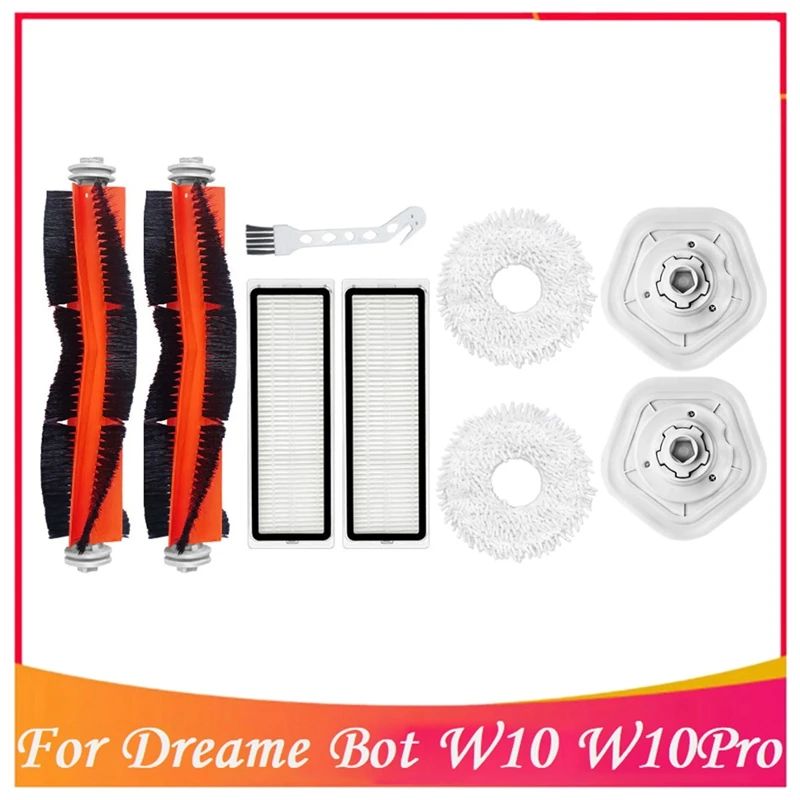 Replacement Accessories Kit For Dreame Bot W10 W10pro Vacuum Cleaner Main Brush Filter Mop Cloth Cleaning Brush
Replacement Accessories Kit For Dreame Bot W10 W10pro Vacuum Cleaner Main Brush Filter Mop Cloth Cleaning Brush