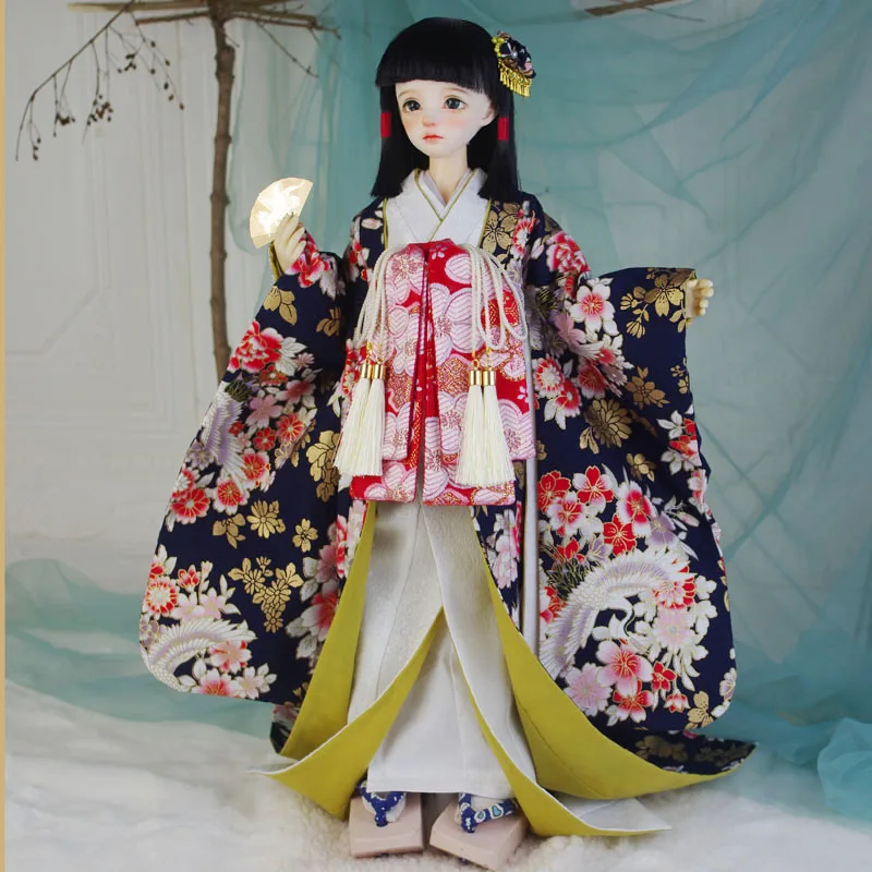 1/4 масштаб 1/3 старинный костюм BJD одежда японская фотосессия наряд для MSD SD13