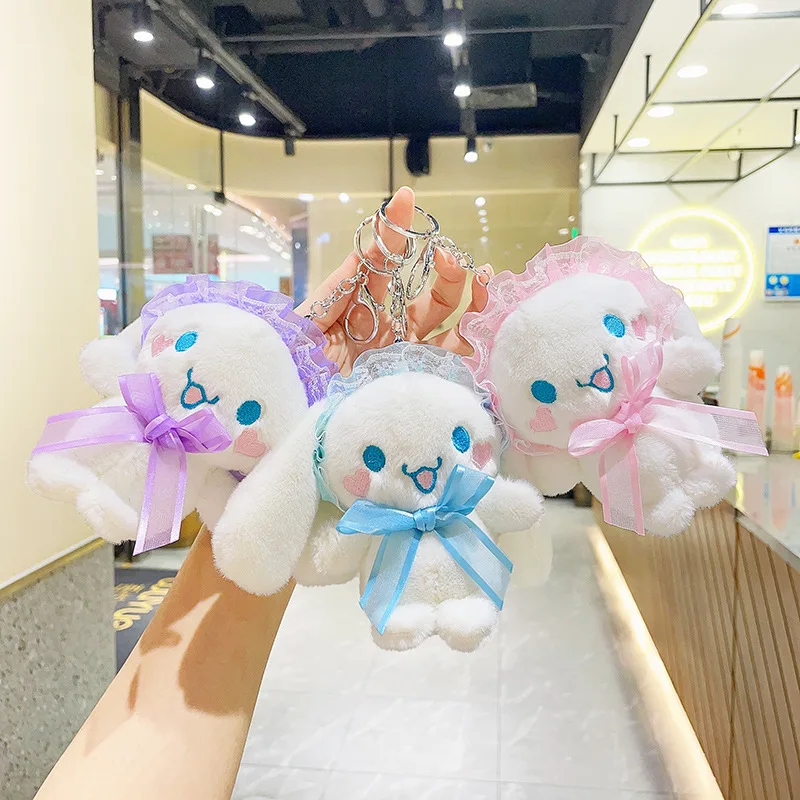 3 Styles Sanrio Series Cute Plush Keychains Pendant Toys Pink Purple Blue Cinnamoroll Figures Peluche Doll Kid Birthday Gift
3 Styles Sanrio Series Cute Plush Keychains Pendant Toys Pink Purple Blue Cinnamoroll Figures Peluche Doll Kid Birthday Gift