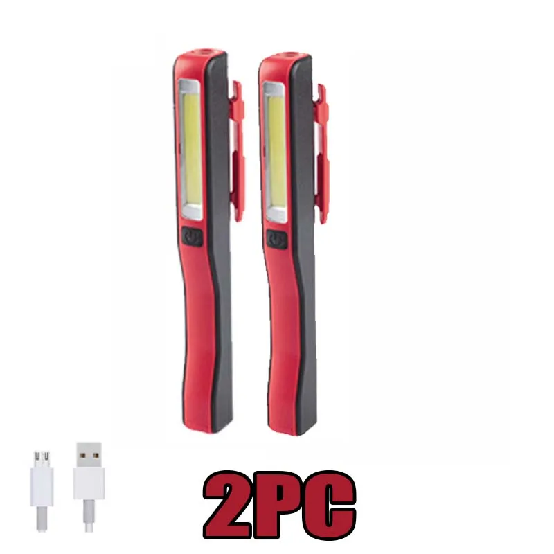 HMTX 2pc red LED work light, flashlight, strong light emergency light with magnet
HMTX 2pc red LED work light, flashlight, strong light emergency light with magnet