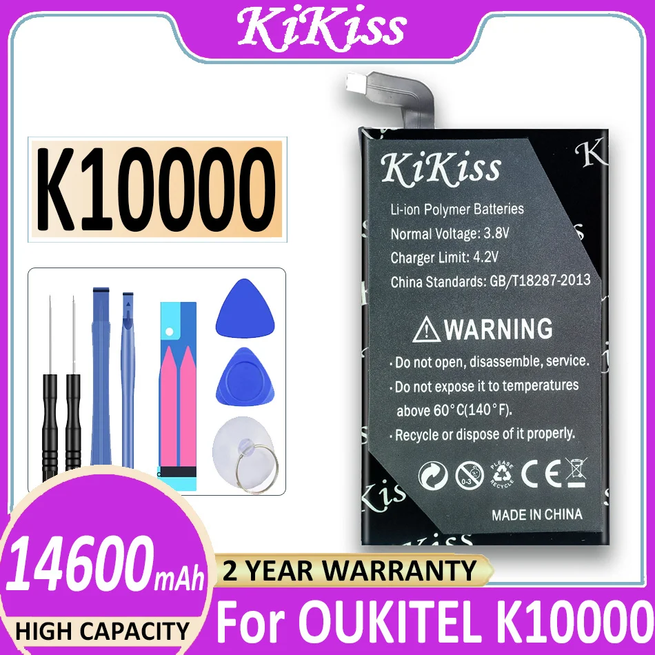 K 10000 14600mAh for Oukitel K10000 Battery New High Quality Real Battery Replacement Battery Batteria + Free Tools
K 10000 14600mAh for Oukitel K10000 Battery New High Quality Real Battery Replacement Battery Batteria + Free Tools