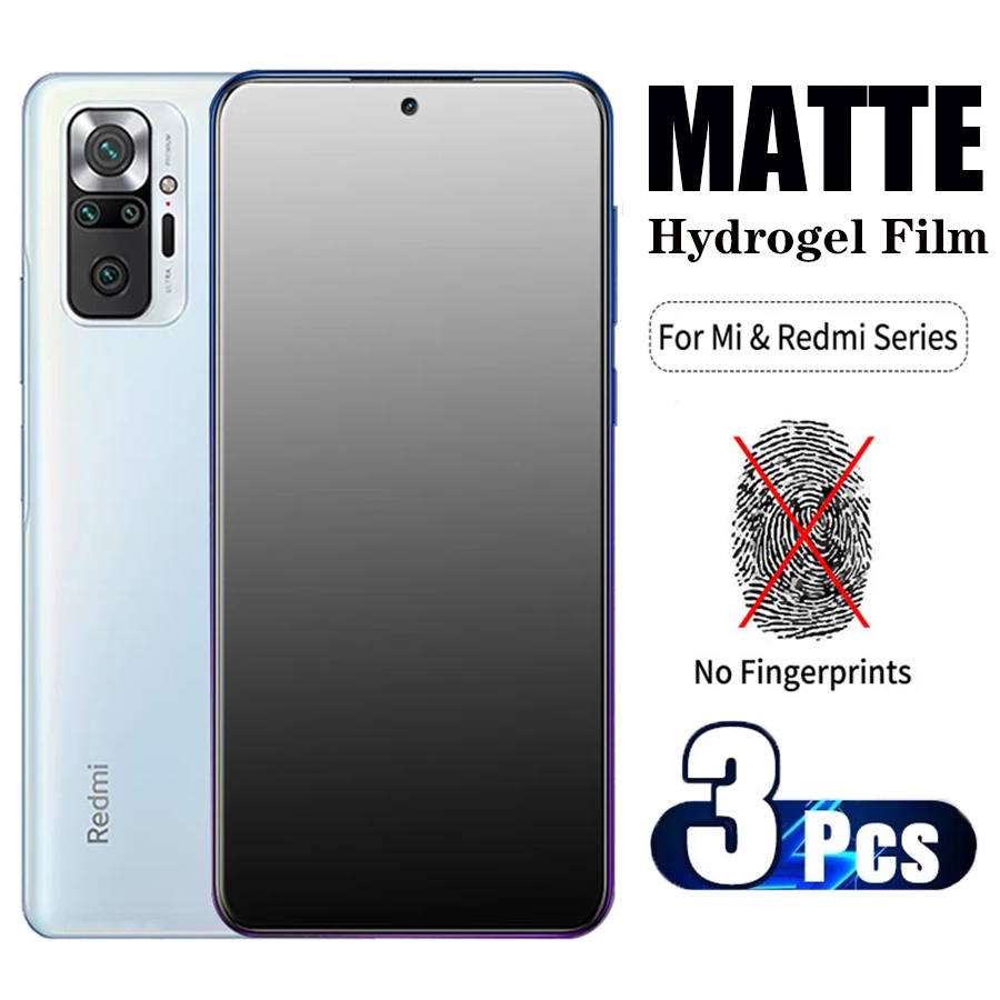3pcs matte hydrogel film for xiaomi mi 12S Poco X4 M4 F3 F4 Redmi note 9s 7 8 9 10 Pro note 9 screen protector film not glass
3pcs matte hydrogel film for xiaomi mi 12S Poco X4 M4 F3 F4 Redmi note 9s 7 8 9 10 Pro note 9 screen protector film not glass