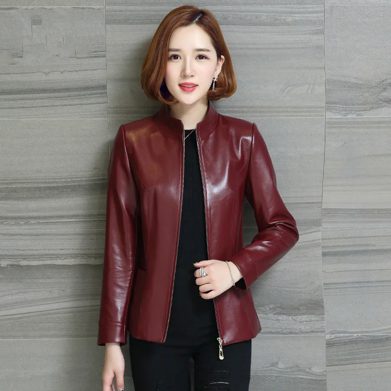 Luxury brand Real Genuine Jacket Women Leather Jackets Sheepskin Coat Spring Autumn Short Fit Motobiker Woman Coats XU17X1937
Luxury brand Real Genuine Jacket Women Leather Jackets Sheepskin Coat Spring Autumn Short Fit Motobiker Woman Coats XU17X1937