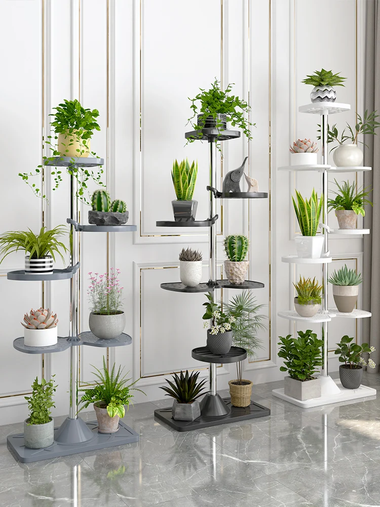 Flower Shelf Balcony Room Built-In Shelf Flower Pot Floor Multi-Layer Stainless Steel Vertical Adjustable Rotating Flower Stand
Flower Shelf Balcony Room Built-In Shelf Flower Pot Floor Multi-Layer Stainless Steel Vertical Adjustable Rotating Flower Stand