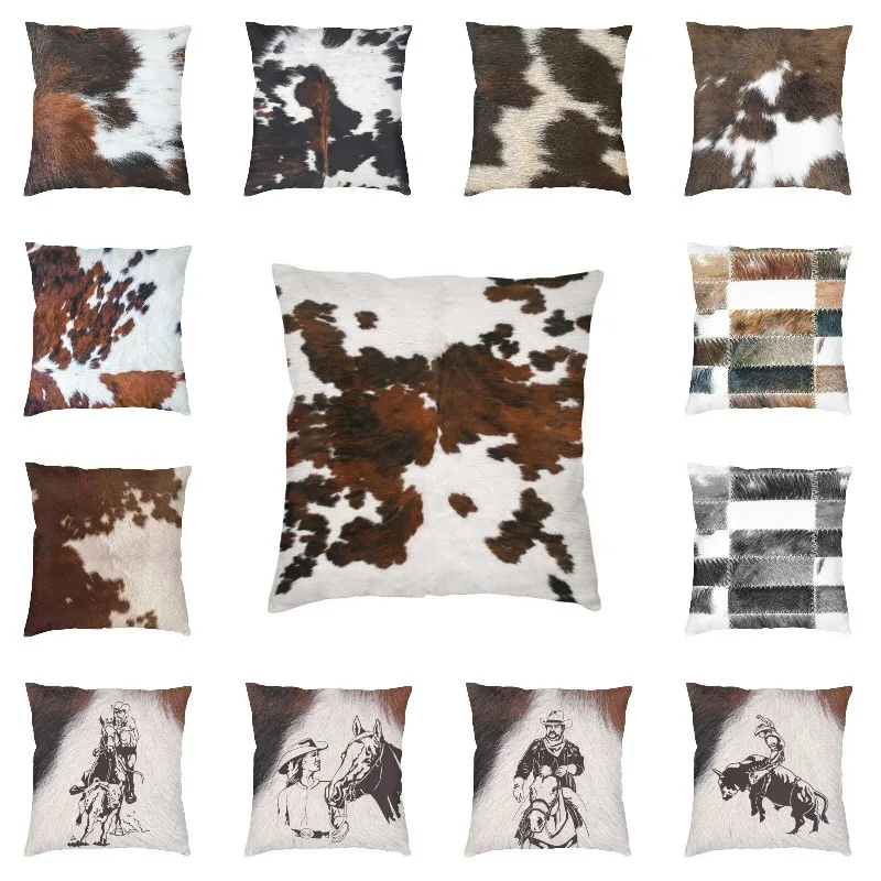 Luxury Faux Fur Cowhide Texture Throw Pillow Case 45*45cm Decor Home Animal Hide Skin Pattern Cushion Cover Velvet Pillowcover
Luxury Faux Fur Cowhide Texture Throw Pillow Case 45*45cm Decor Home Animal Hide Skin Pattern Cushion Cover Velvet Pillowcover