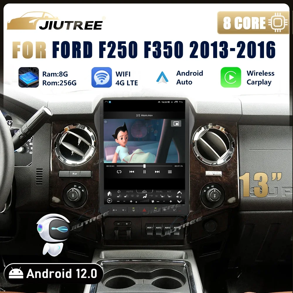 Автомобильный радиоприемник, 13 дюймов, 256 ГБ, Android 12, для Ford F250 F350 2013-2016, мультимедийный плеер, аудио, Автомобильный GPS, Carplay, навигация, стерео
Автомобильный радиоприемник, 13 дюймов, 256 ГБ, Android 12, для Ford F250 F350 2013-2016, мультимедийный плеер, аудио, Автомобильный GPS, Carplay, навигация, стерео