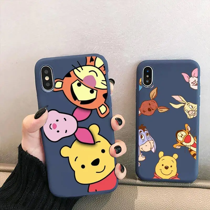 Cute Bear Winnie The Pooh Phone Case for iPhone 13 12 mini 11 Pro XS MAX X XR 7 8 6 Plus Candy Color blue Soft Silicone Cover
Cute Bear Winnie The Pooh Phone Case for iPhone 13 12 mini 11 Pro XS MAX X XR 7 8 6 Plus Candy Color blue Soft Silicone Cover