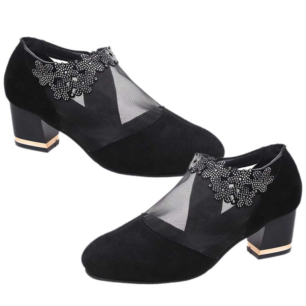 2022 New Summer Female Shoes Low Heels Mesh Breathable Elegant Sandals Dress Footwear Indoor Party Daily Work Casual Shoes
2022 New Summer Female Shoes Low Heels Mesh Breathable Elegant Sandals Dress Footwear Indoor Party Daily Work Casual Shoes