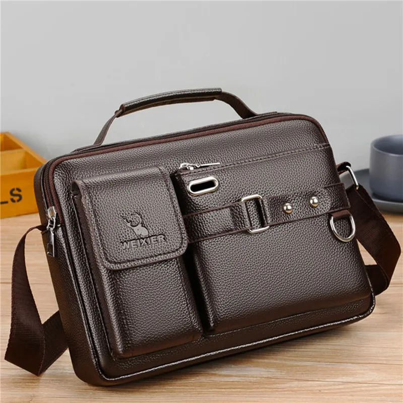 2022 New Men Shoulder Bag for 10.4" Ipad PU Leather Business Handbags Men Messenger Bags Fashion Man Crossbody Bag
2022 New Men Shoulder Bag for 10.4" Ipad PU Leather Business Handbags Men Messenger Bags Fashion Man Crossbody Bag