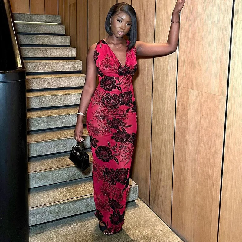 Streetwear 2023 Autumn New Sexy Women Print Halter Package Hip Long Dress Formal Elegant Clothes Evening Party Dresses Robe Y2k
Streetwear 2023 Autumn New Sexy Women Print Halter Package Hip Long Dress Formal Elegant Clothes Evening Party Dresses Robe Y2k