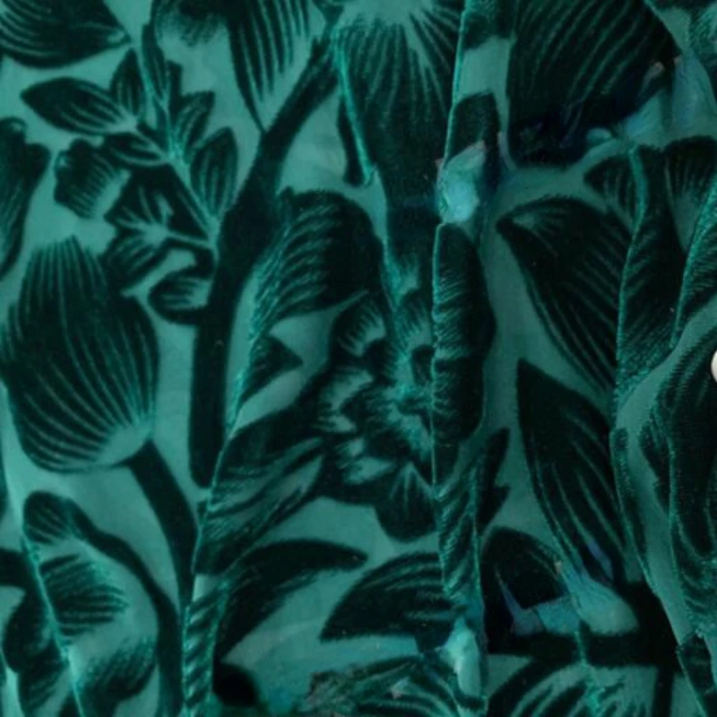 1m*1.14m Brocade Burnout Velvet Fabric African Lace Fabric Flower Pattern Burn-out Velour Fabric for Cheongsam Dress DIY Sewing 
1m*1.14m Brocade Burnout Velvet Fabric African Lace Fabric Flower Pattern Burn-out Velour Fabric for Cheongsam Dress DIY Sewing