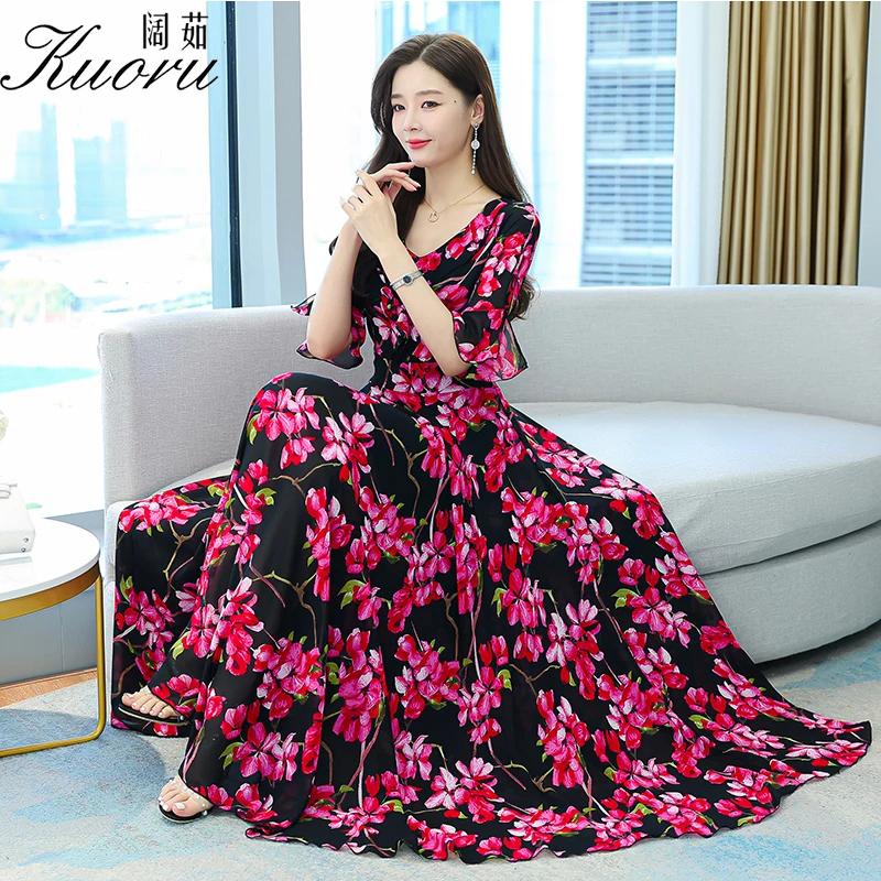 Summer Clothes For Women 2022 Fashion Chiffon Maxi Dress Floral Chic Elegant Boho Vintage Long Dresses Prom Bodycon Evening Robe
Summer Clothes For Women 2022 Fashion Chiffon Maxi Dress Floral Chic Elegant Boho Vintage Long Dresses Prom Bodycon Evening Robe