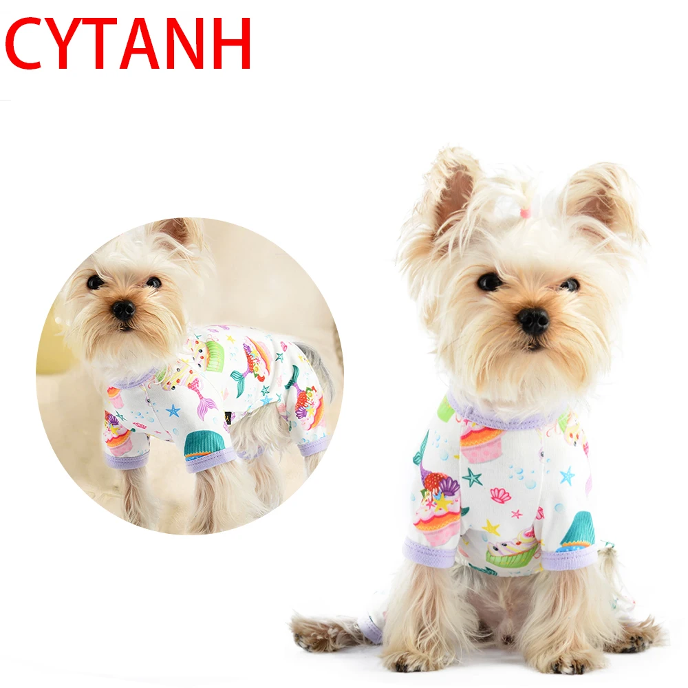 Spring Summer Pet Dog Clothes Soft Breathable Cuffs Restrained Cake Cute Cup Print Small Medium Large Costume Purple
Spring Summer Pet Dog Clothes Soft Breathable Cuffs Restrained Cake Cute Cup Print Small Medium Large Costume Purple