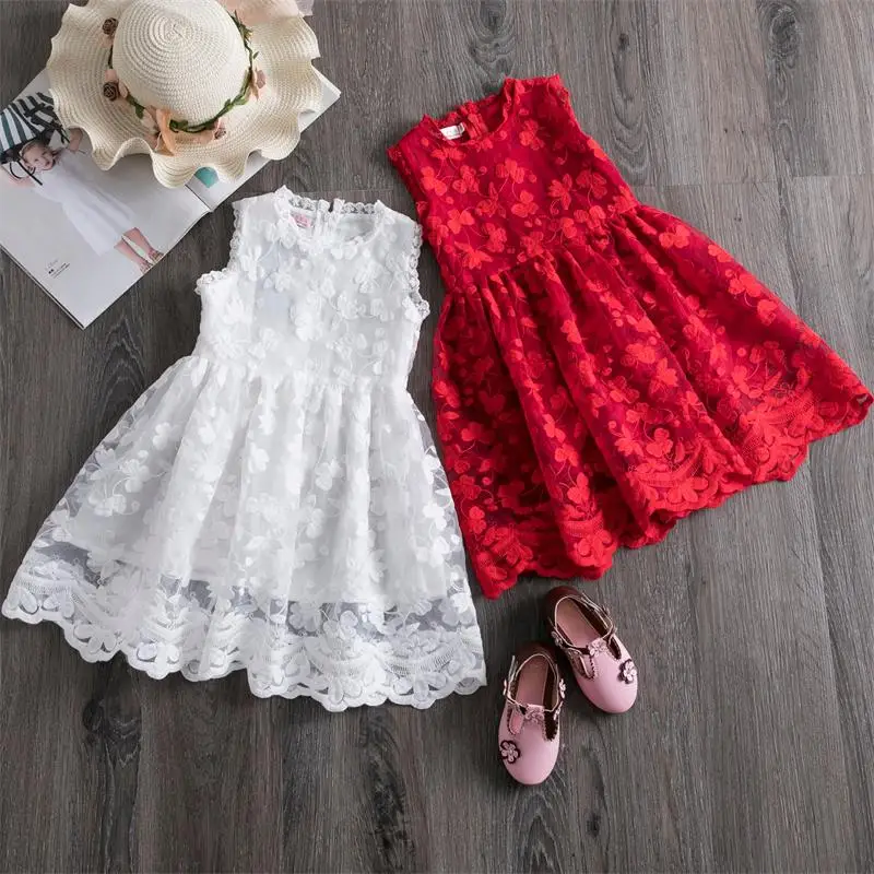 Lace Dress for Girls Summer Sleeveless Princess Dress Baby Girls Dress Party Clothes Casual Wear Kids Dresses For Girls 3-8 Yrs 
Lace Dress for Girls Summer Sleeveless Princess Dress Baby Girls Dress Party Clothes Casual Wear Kids Dresses For Girls 3-8 Yrs