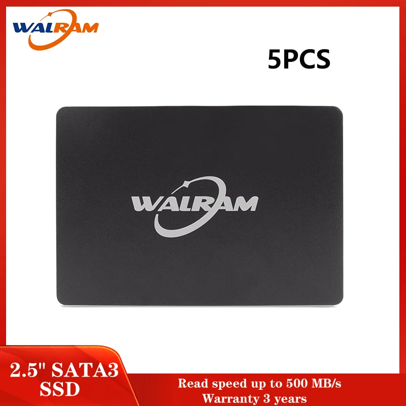 WALRAM Sata Ssd 120gb 5pcs 2.5 ssd 240GB 128GB 256GB 500GB SATA III Internal Hard Drive Disk For Laptop Desktop
WALRAM Sata Ssd 120gb 5pcs 2.5 ssd 240GB 128GB 256GB 500GB SATA III Internal Hard Drive Disk For Laptop Desktop