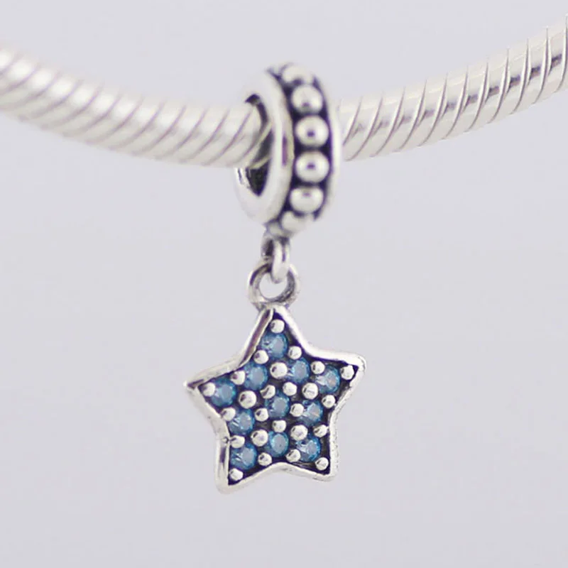 Top Quality Vintage Star Beads With Crystal Pendant Charms fit Women Bracelets & Bangles 925 Sterling Silver DIY Jewelry
Top Quality Vintage Star Beads With Crystal Pendant Charms fit Women Bracelets & Bangles 925 Sterling Silver DIY Jewelry