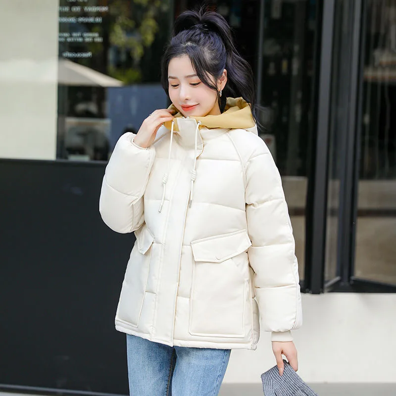 Женская зимняя куртка, хлопковое пальто, пуховое хлопковое пальто, женская одежда, новинка 2023, короткое корейское плотное зимнее хлопковое пальто с капюшоном, Свободное пальто
Женская зимняя куртка, хлопковое пальто, пуховое хлопковое пальто, женская одежда, новинка 2023, короткое корейское плотное зимнее хлопковое пальто с капюшоном, Свободное пальто
