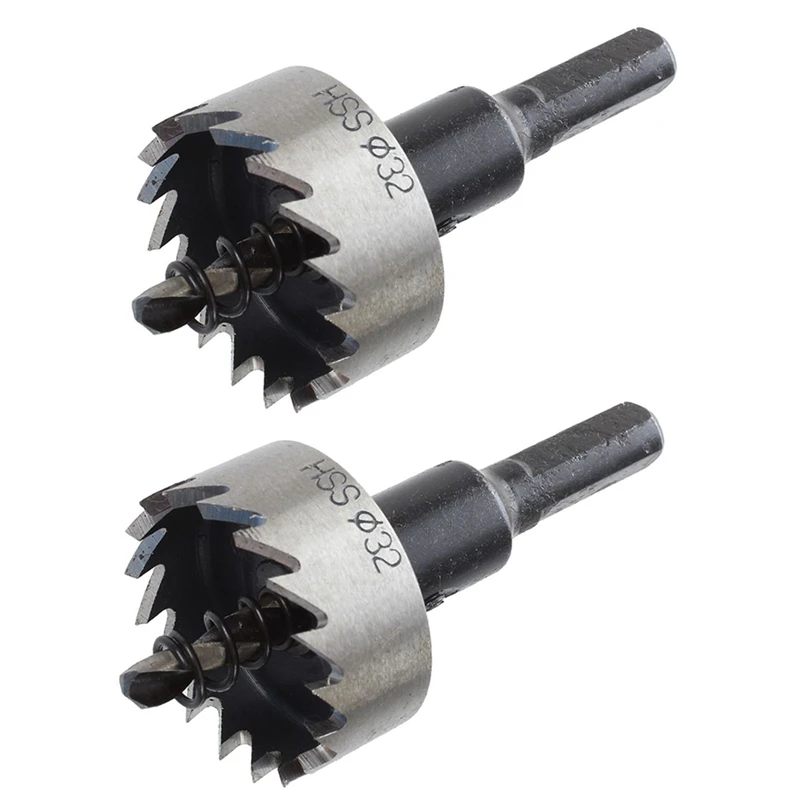 Big Deal 2X Hole Saw Tooth HSS Steel Hole Saw Drill Bit Cutter Tool For Metal Wood Alloy 32Mm
Big Deal 2X Hole Saw Tooth HSS Steel Hole Saw Drill Bit Cutter Tool For Metal Wood Alloy 32Mm