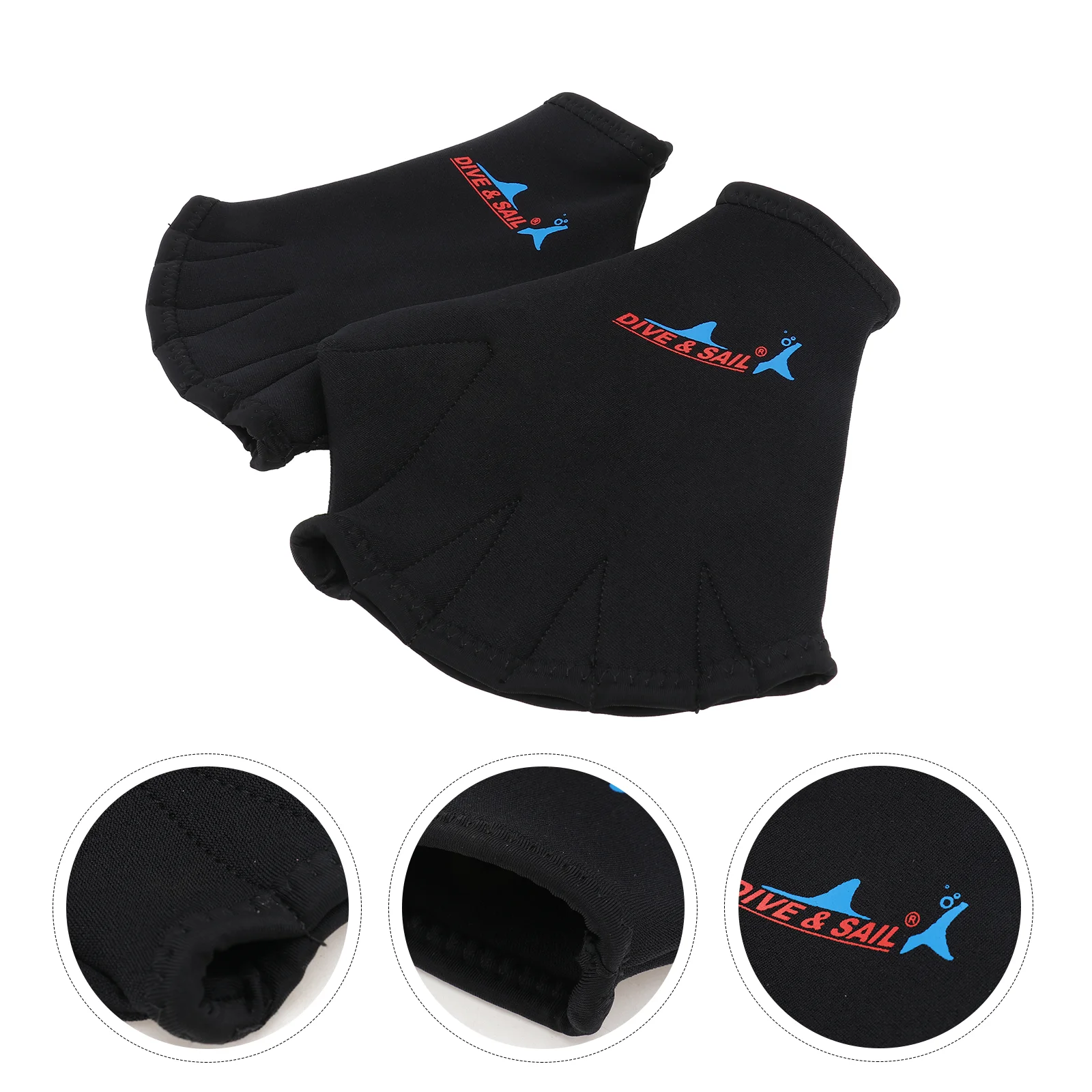 1 Pair Swimming Gloves Webbed Aquatic Fit Traning Gloves Paddles Diving Hand Web (Black)
1 Pair Swimming Gloves Webbed Aquatic Fit Traning Gloves Paddles Diving Hand Web (Black)