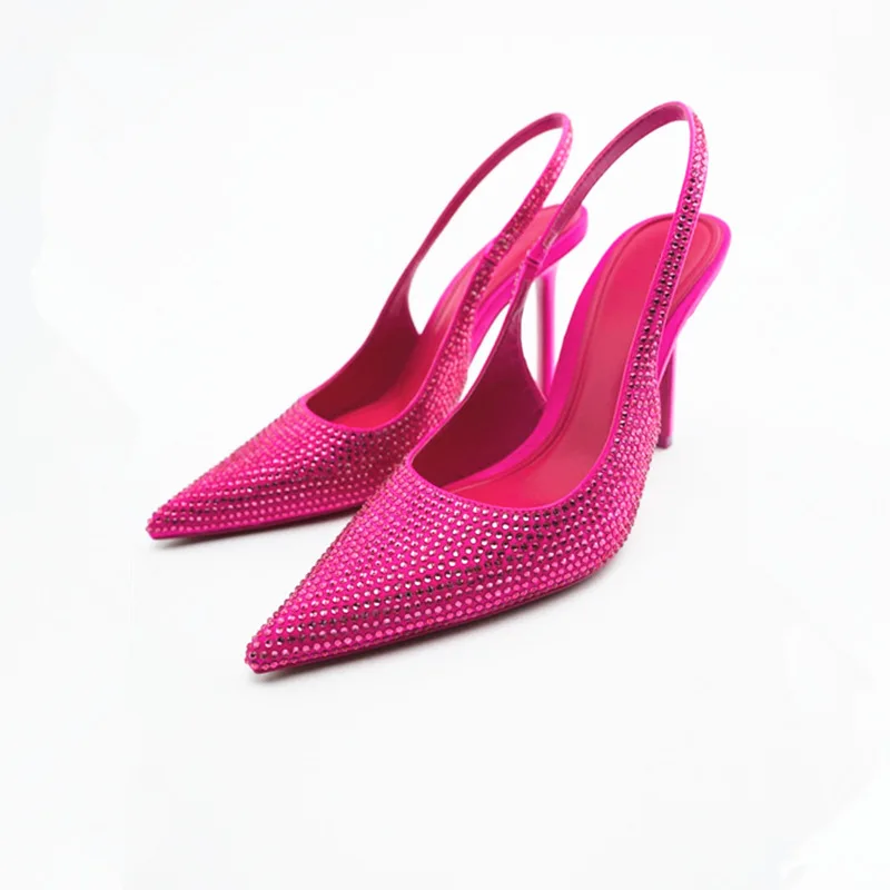 New High Heels Women's Shoes Nude PVC Transparent Pointed Toe Elegant Bright Diamond Sandals Stiletto Pumps Zapatos De Mujer 42
New High Heels Women's Shoes Nude PVC Transparent Pointed Toe Elegant Bright Diamond Sandals Stiletto Pumps Zapatos De Mujer 42