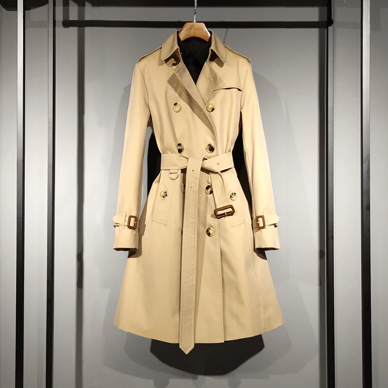 2022 New Spring and Autumn women's double-breasted trench coat solid color casual loose cape fashion coat
2022 New Spring and Autumn women's double-breasted trench coat solid color casual loose cape fashion coat