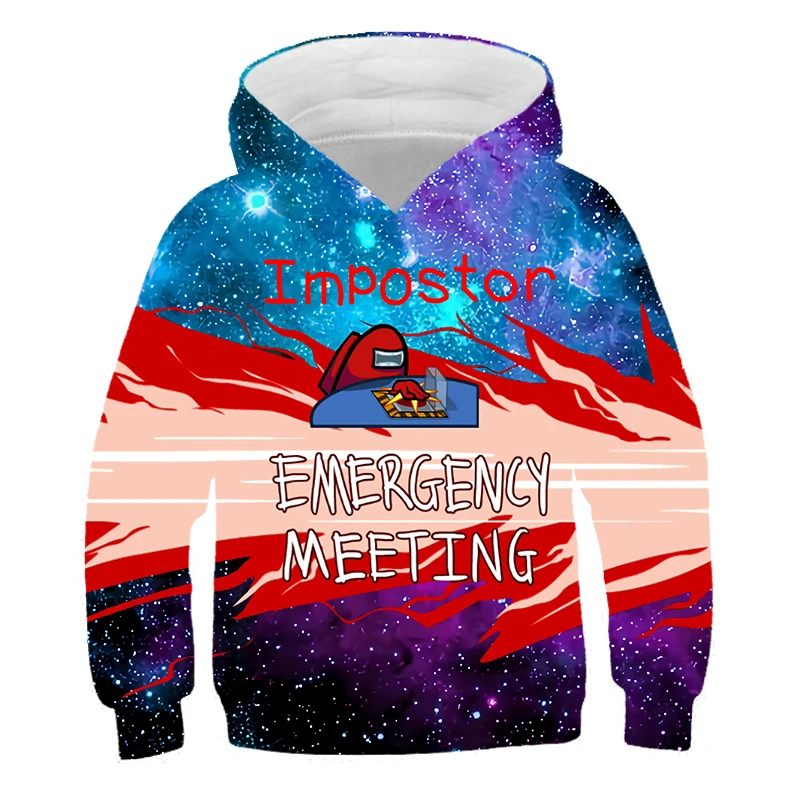 Crewmate Or Impostor Game Hoodie Boys Girls Clothing Spring Autumn Hooded Sweatshirt Children's Long Sleeves Outwears 4-14 Year
Crewmate Or Impostor Game Hoodie Boys Girls Clothing Spring Autumn Hooded Sweatshirt Children's Long Sleeves Outwears 4-14 Year