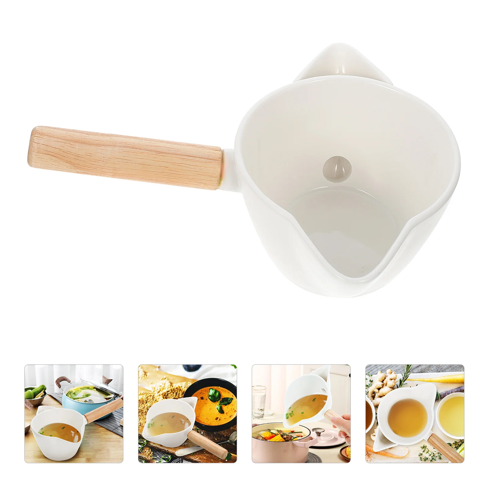 Separator Fat Oil Spoon Ladle Soup Strainer Gravy Grease Filter Kitchen Skimmer Cup Cooking Pot Scoop Hot Large Serving Ceramic
Separator Fat Oil Spoon Ladle Soup Strainer Gravy Grease Filter Kitchen Skimmer Cup Cooking Pot Scoop Hot Large Serving Ceramic