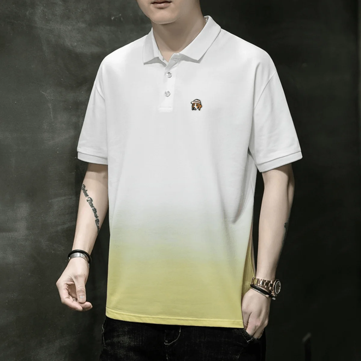 Mens Luxury Polo Shirt Brand Logo Hazzy Dog Embroidery Cotton Polo Shirt Male Designer Short Sleeve Lapel Casual Daily Shirt
Mens Luxury Polo Shirt Brand Logo Hazzy Dog Embroidery Cotton Polo Shirt Male Designer Short Sleeve Lapel Casual Daily Shirt