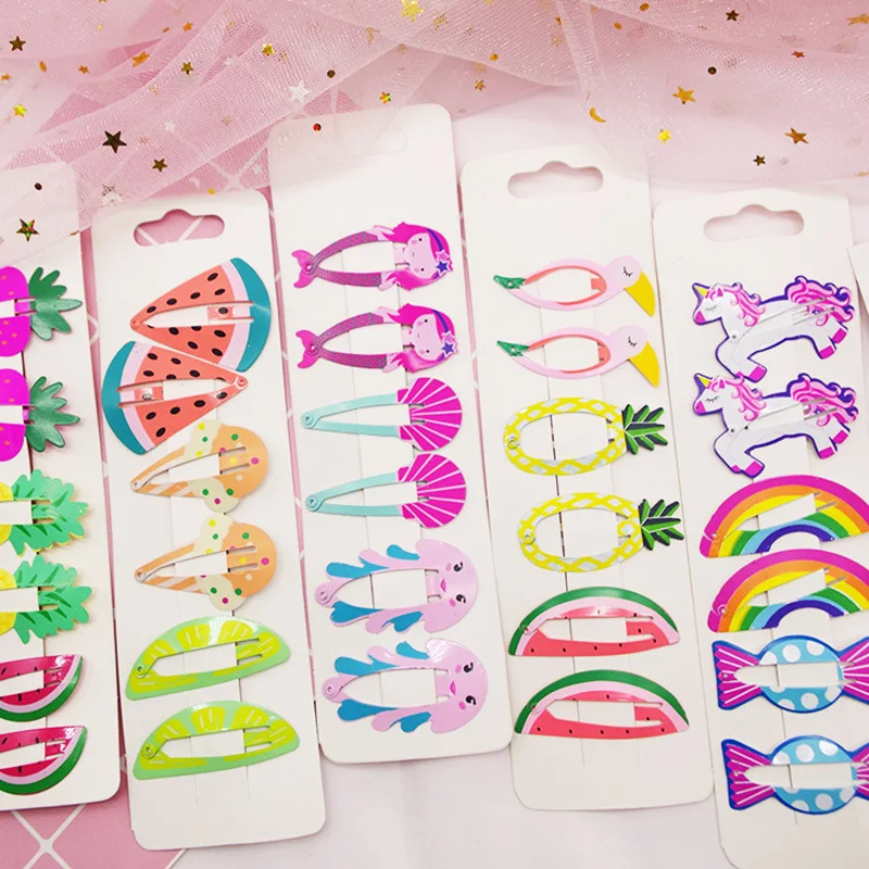 Korean Version 6-piece Set Sweet Print Cute Hairpin Paint Princess Cartoon BB Clip Fruit Hairpin Hair Accessories Children Girls
Korean Version 6-piece Set Sweet Print Cute Hairpin Paint Princess Cartoon BB Clip Fruit Hairpin Hair Accessories Children Girls