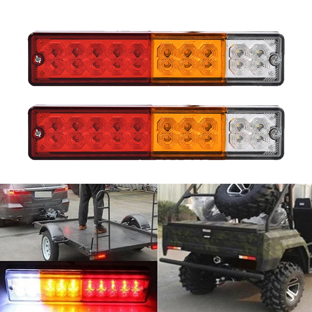 2Pcs LED Tail Rear Reverse Lights Turn Ute Truck Trailer Caravan Indicator 12V/24V Waterproof
2Pcs LED Tail Rear Reverse Lights Turn Ute Truck Trailer Caravan Indicator 12V/24V Waterproof