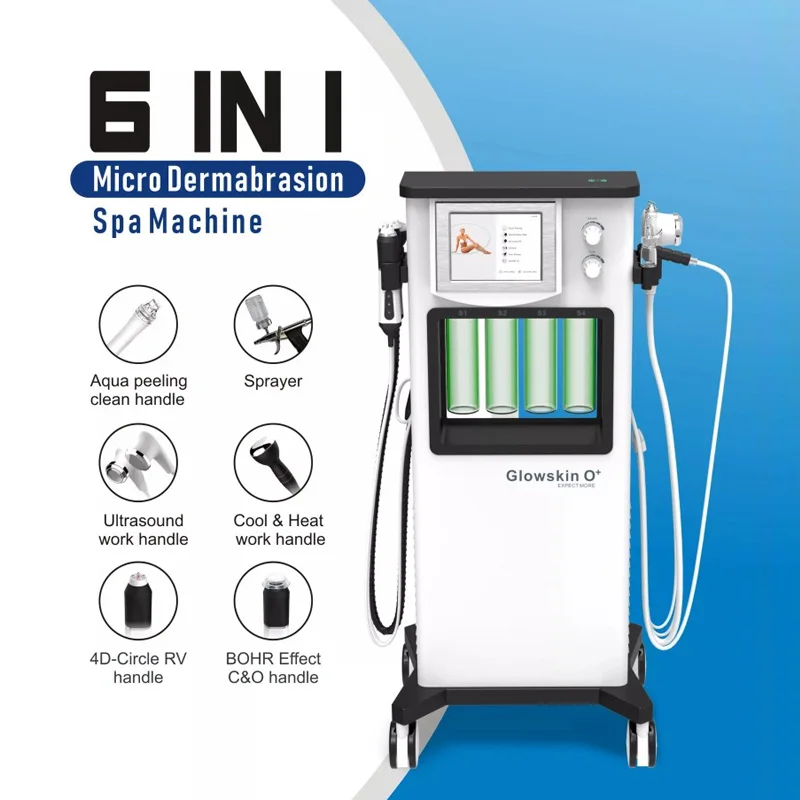 Multifunctional Glowskin O Carbon Oxygen Device Hydra Dermabrasion Aqua Peeling Deep Cleaning Skin Tightening Facial Machine
Multifunctional Glowskin O Carbon Oxygen Device Hydra Dermabrasion Aqua Peeling Deep Cleaning Skin Tightening Facial Machine
