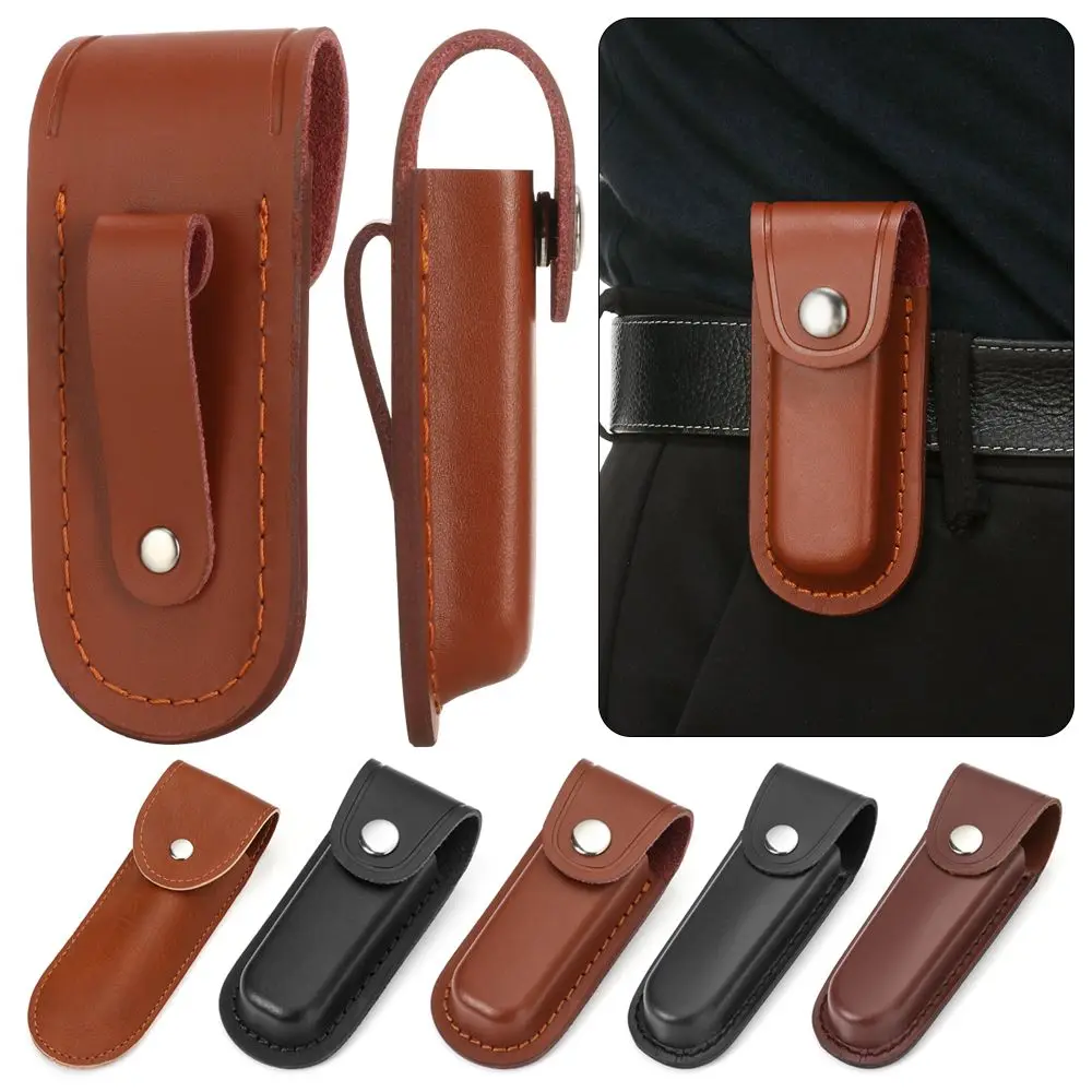 Brown Fold Knife Scabbard Tool Camp Outdoor Carry Flashlight Belt Loop Case Holder Leather Sheath Pocket Hunt Outdoor Equipment 
Brown Fold Knife Scabbard Tool Camp Outdoor Carry Flashlight Belt Loop Case Holder Leather Sheath Pocket Hunt Outdoor Equipment