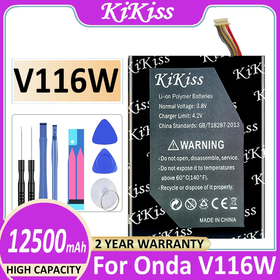Оригинальный аккумулятор KiKiss v116w 12500 мАч для батарей Onda V116W
Оригинальный аккумулятор KiKiss v116w 12500 мАч для батарей Onda V116W