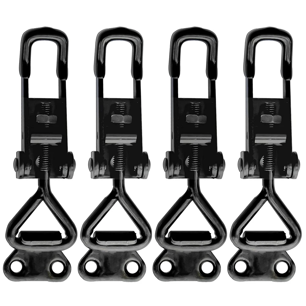 GH-4001 Adjustable Toggle Clamps Steel Hasp Catch Clip For Handle-less Boxes Cabinets Lockers Doors Quick Fixture 90x27mm 4pcs
GH-4001 Adjustable Toggle Clamps Steel Hasp Catch Clip For Handle-less Boxes Cabinets Lockers Doors Quick Fixture 90x27mm 4pcs