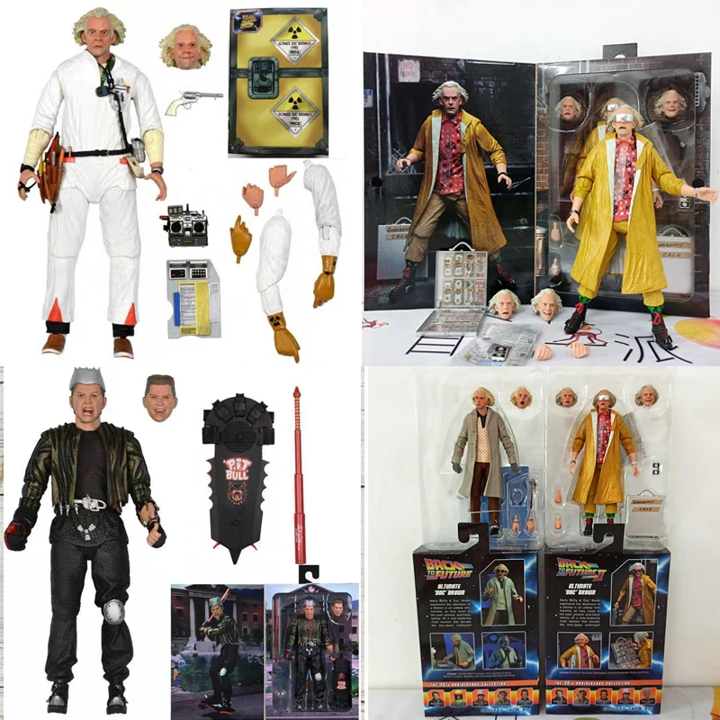 В наличии DOC коричневый фигурка Neca Назад в будущее II спортивный альманах Biff tanen