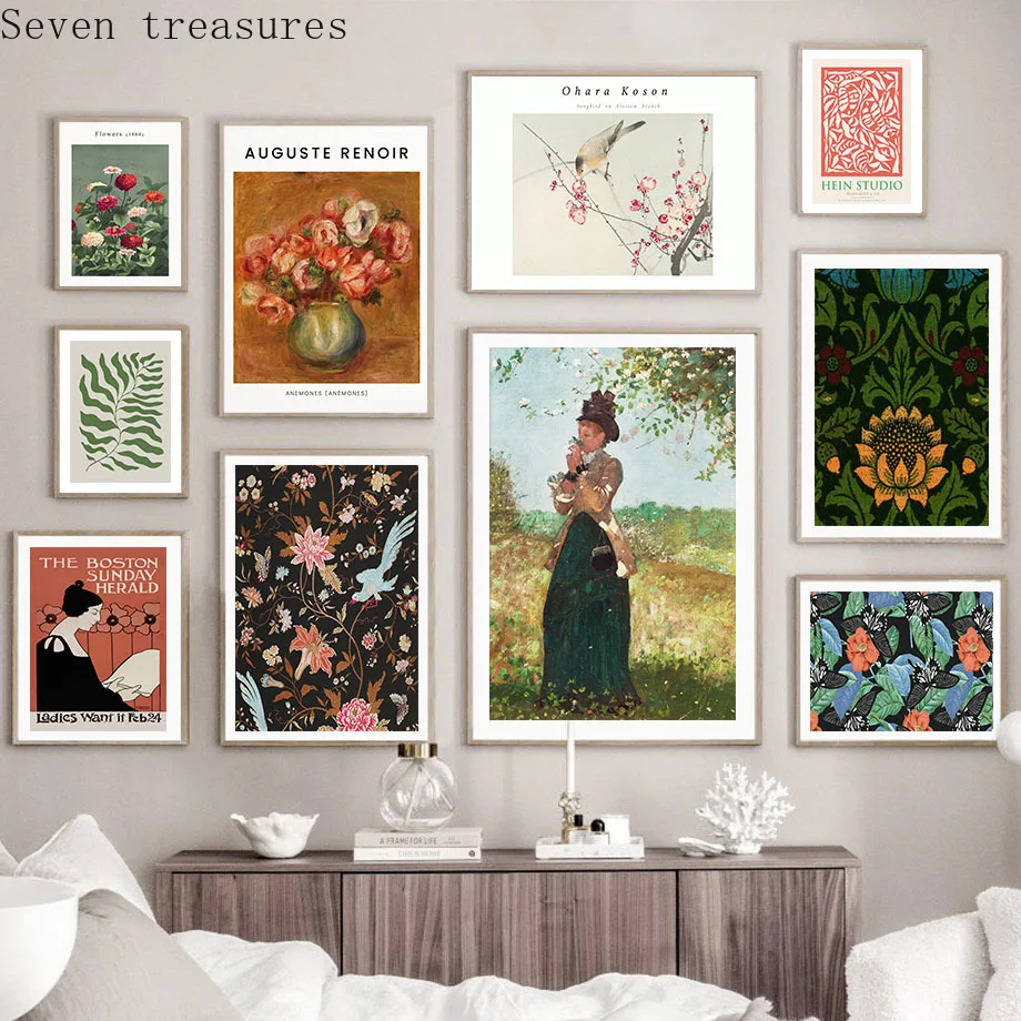 Flower Market Leaf Bird Vintage Botanical Wall Art Canvas Nordic Posters And Prints Wall Pictures PaintingFor Living Room Decor
Flower Market Leaf Bird Vintage Botanical Wall Art Canvas Nordic Posters And Prints Wall Pictures PaintingFor Living Room Decor