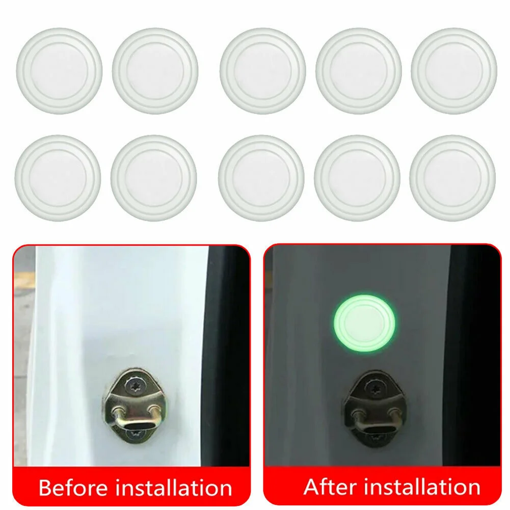 10X Car Door Anti-Shock Protector Pad Shock-Absorbing Gasket Accessories Silicone Luminous Interior Accessories
10X Car Door Anti-Shock Protector Pad Shock-Absorbing Gasket Accessories Silicone Luminous Interior Accessories