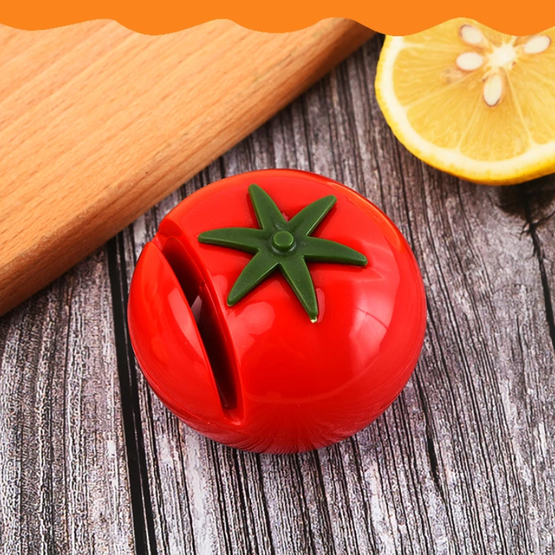 Creative Tomato Type Knife Sharpener Mini Portable Ceramic Grinding Wheel Sharpening Stone Manual Sharpening Scissor Fruit Knife
Creative Tomato Type Knife Sharpener Mini Portable Ceramic Grinding Wheel Sharpening Stone Manual Sharpening Scissor Fruit Knife