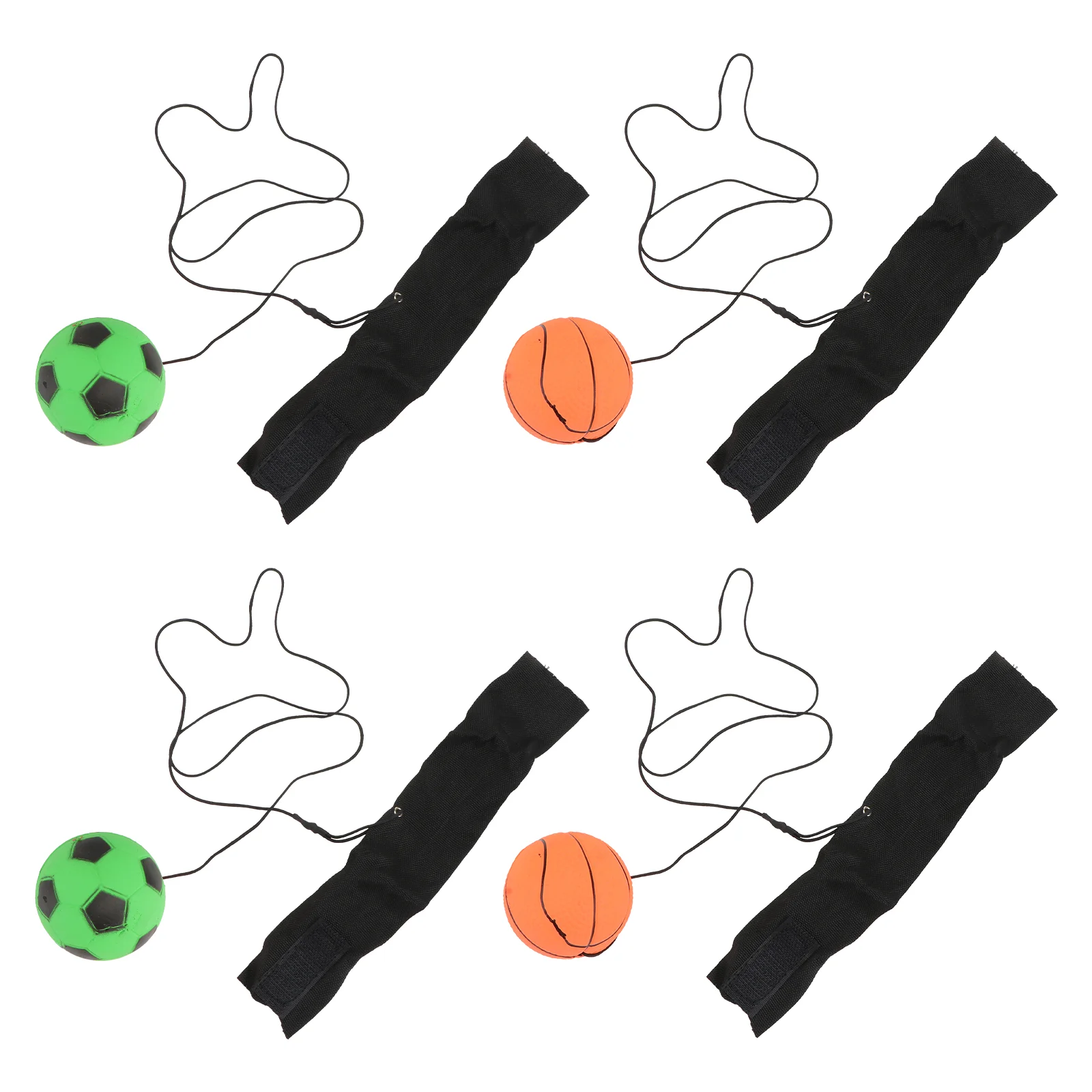 Wrist Return Sports Wrist Balls Wristband Toys Balls Sports Wrist Rubber Bouncy Wristband Balls 4pcs
Wrist Return Sports Wrist Balls Wristband Toys Balls Sports Wrist Rubber Bouncy Wristband Balls 4pcs
