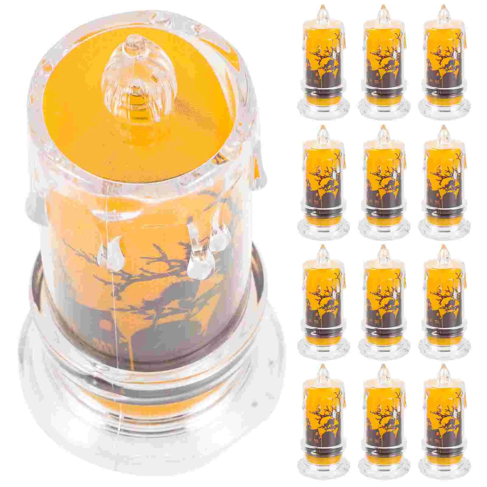 Halloween Party Adornment Flameless Taper Candles Night Light Decorative Battery Operated Lights
Halloween Party Adornment Flameless Taper Candles Night Light Decorative Battery Operated Lights