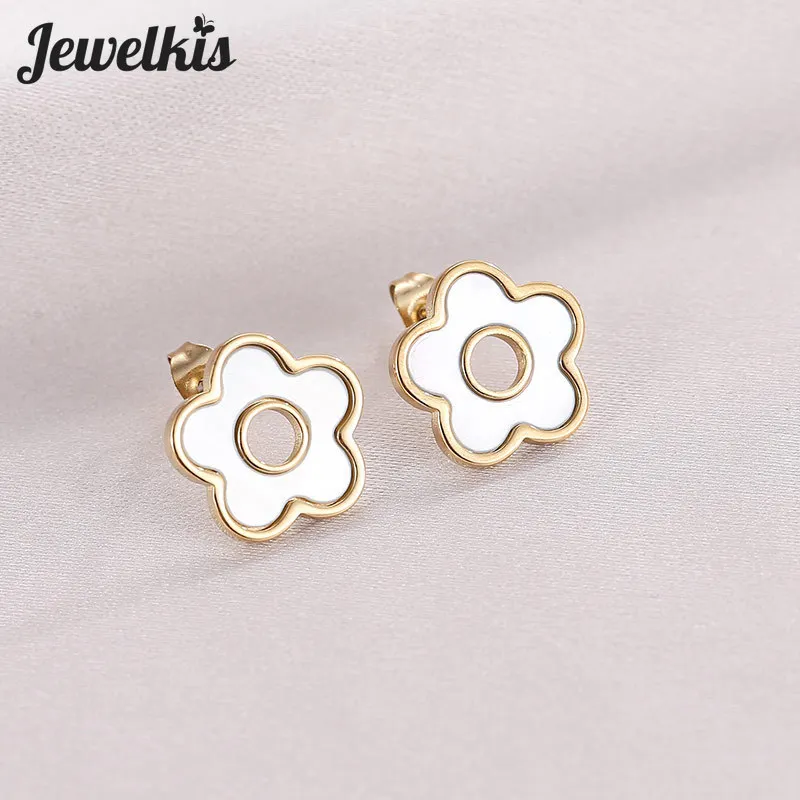 New Cute Small Daisy Flowers Stud Earrings for Women Korean Sweet Crystal Flower Earring Girls Fashion Elegant Jewelry
New Cute Small Daisy Flowers Stud Earrings for Women Korean Sweet Crystal Flower Earring Girls Fashion Elegant Jewelry