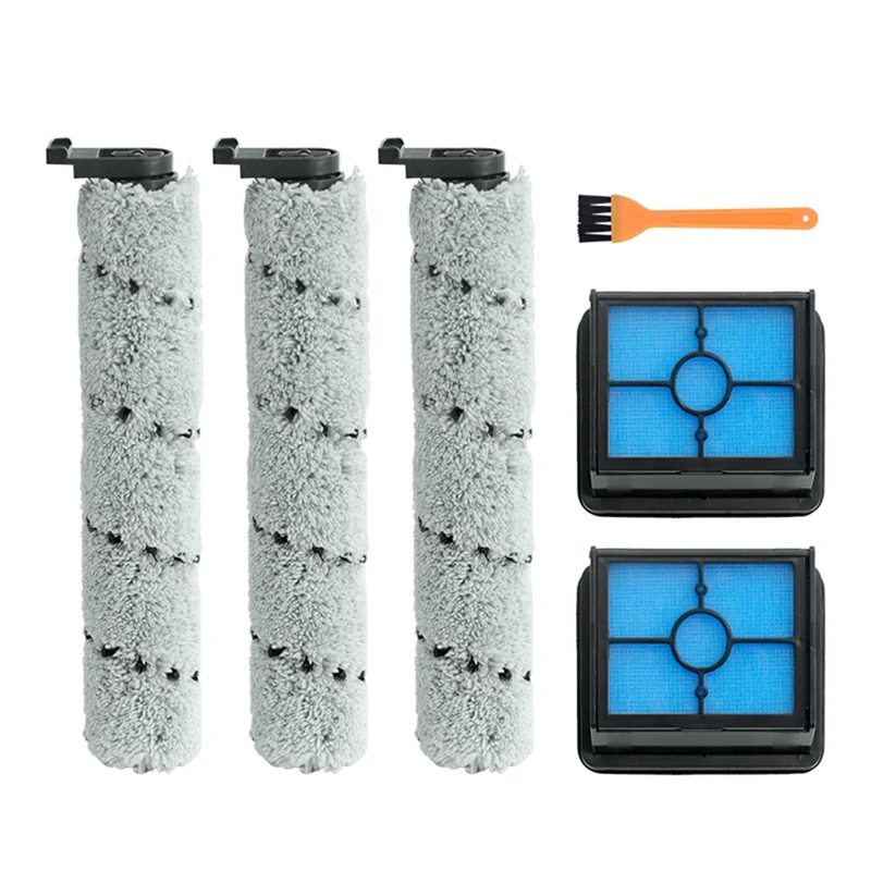 6Pcs Roller Brush Kit For Deerma VX100 Wireless Floor Washer Cleanable Cordless Scrubber Vacuum Cleaner
6Pcs Roller Brush Kit For Deerma VX100 Wireless Floor Washer Cleanable Cordless Scrubber Vacuum Cleaner