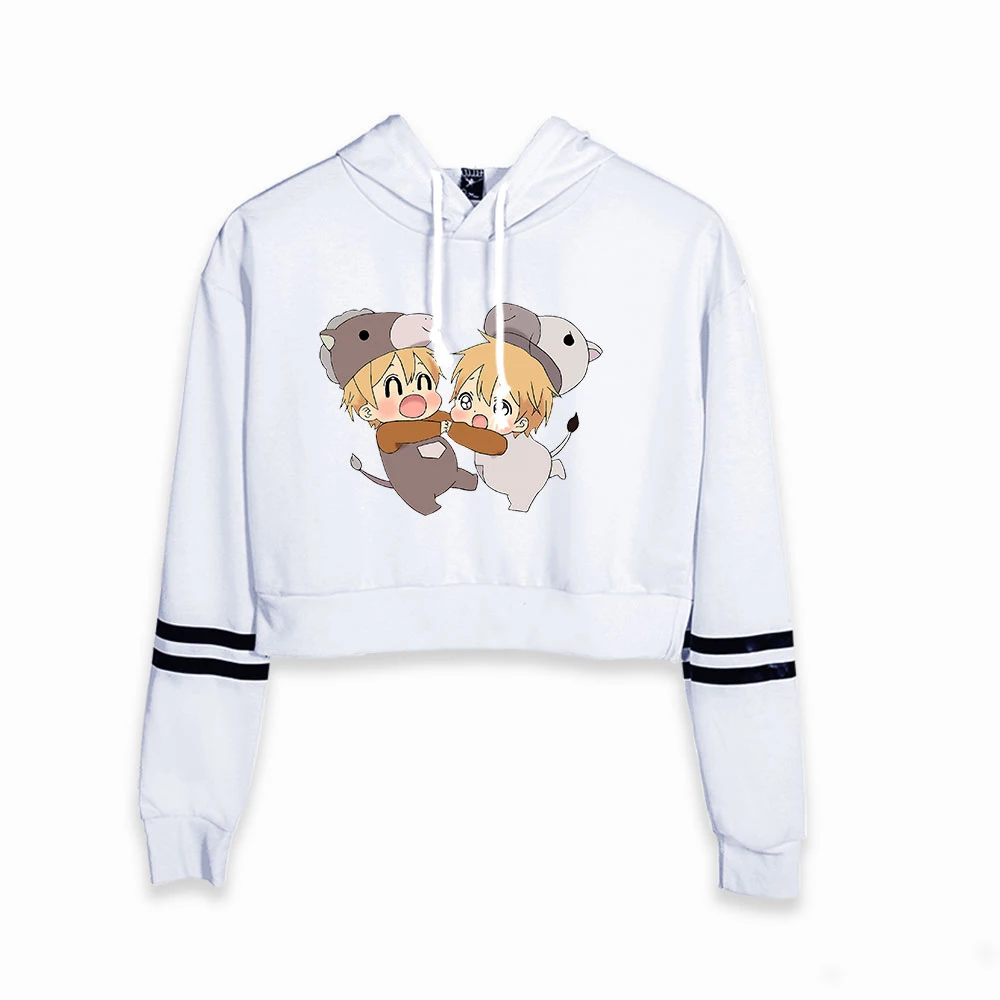 fashion crop top hoodie Gakuen Babysitters print hoodies Spring/Autumn sexy Preppy Style women sweatshirts
fashion crop top hoodie Gakuen Babysitters print hoodies Spring/Autumn sexy Preppy Style women sweatshirts