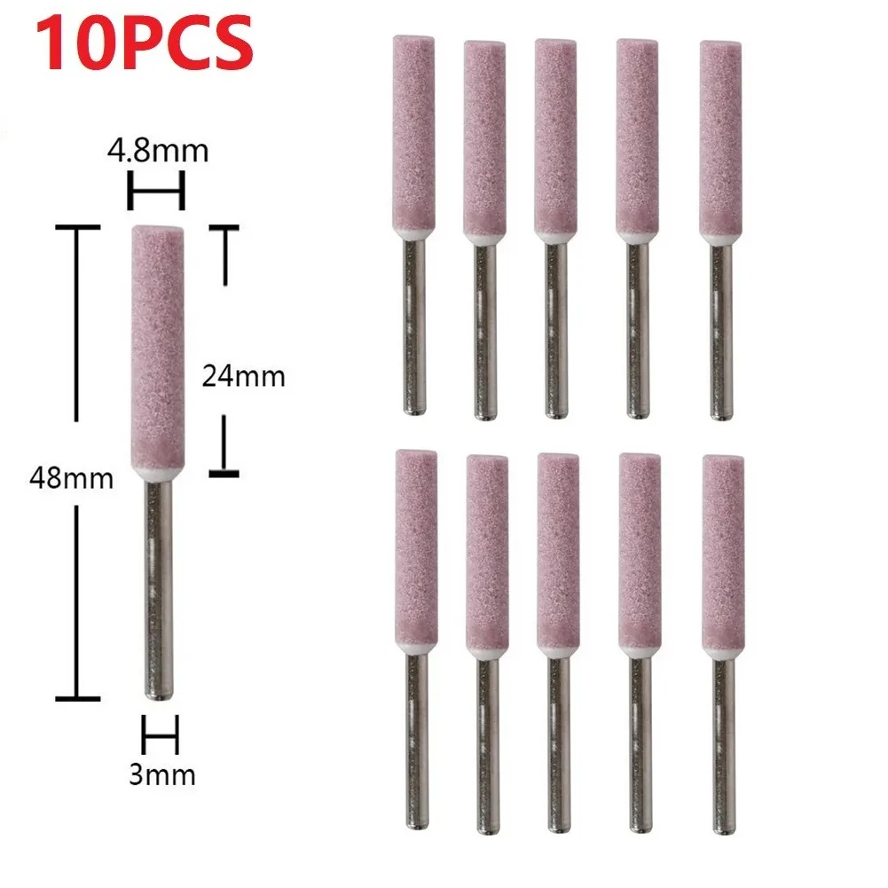 10pcs Chainsaw Sharpener Burr 3mm Shank 4/4.8/5.5mm Grinder Chain Saw Drill Carving Grinding Stones Rotary Tools
10pcs Chainsaw Sharpener Burr 3mm Shank 4/4.8/5.5mm Grinder Chain Saw Drill Carving Grinding Stones Rotary Tools