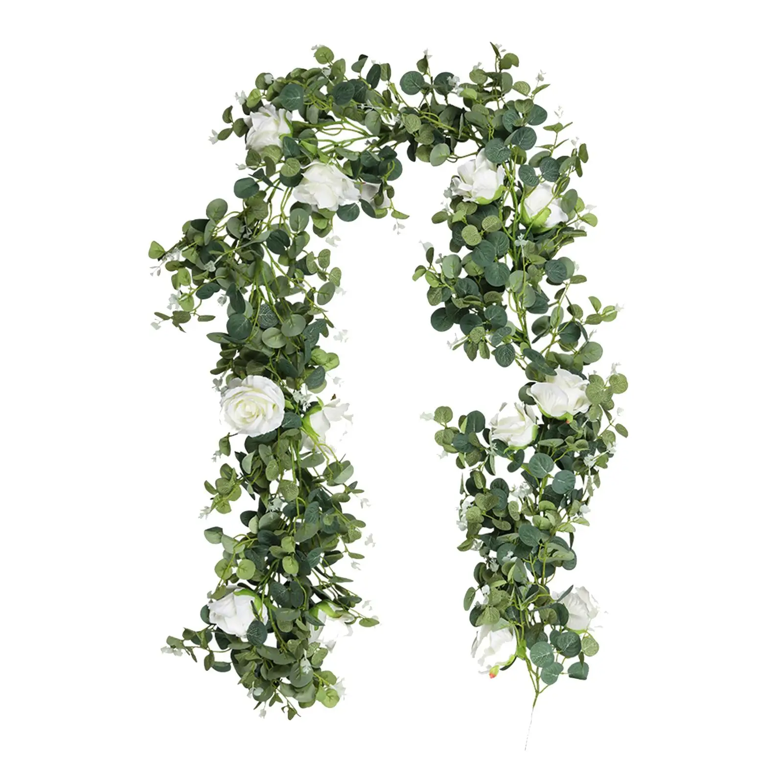 Artificial Rose Vines Rose Garland Greenery Flower Vines Faux Leaves Floral for Reception Indoor Outdoor Wedding Decorations
Artificial Rose Vines Rose Garland Greenery Flower Vines Faux Leaves Floral for Reception Indoor Outdoor Wedding Decorations
