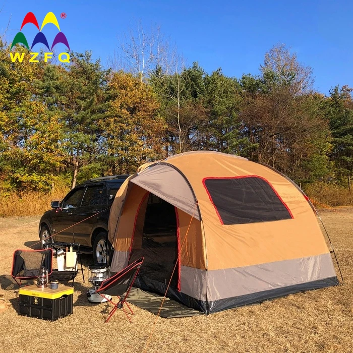 WZFQ Outdoor gear portable foldable connectable tailgate canopy camping car rear tent suv van awning tent for camping
WZFQ Outdoor gear portable foldable connectable tailgate canopy camping car rear tent suv van awning tent for camping