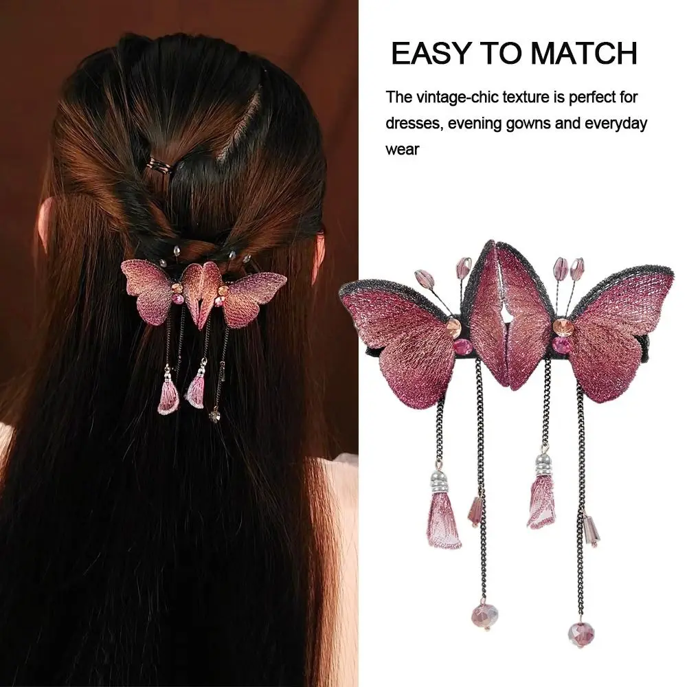 New Design Women Girls Hair Accessories Tassel Hairpin Hair Clips Rhinestone Hairpin Butterfly Tassel Blue Crystal
New Design Women Girls Hair Accessories Tassel Hairpin Hair Clips Rhinestone Hairpin Butterfly Tassel Blue Crystal