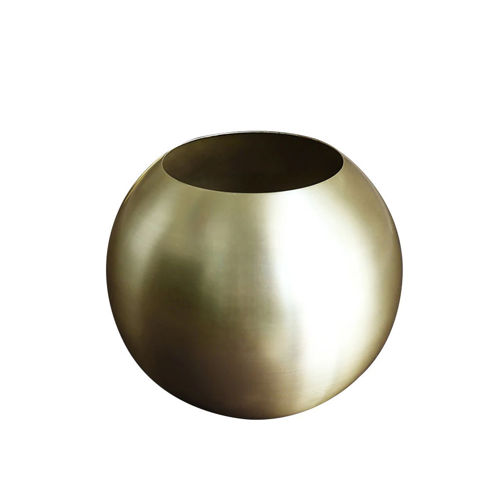 Nordic Stainless Steel Vase Metal Flower Container Round Plant Pot Home Living Room Tabletop Decor Ornament Happy New Year 2021
Nordic Stainless Steel Vase Metal Flower Container Round Plant Pot Home Living Room Tabletop Decor Ornament Happy New Year 2021