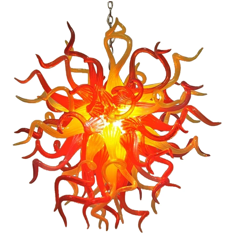 Modern Industrial Chandelier Lamps Nordic Pendant Lights Hand Made Crystal Murano Glass Chandeliers 20*20 inch Home Decoration
Modern Industrial Chandelier Lamps Nordic Pendant Lights Hand Made Crystal Murano Glass Chandeliers 20*20 inch Home Decoration